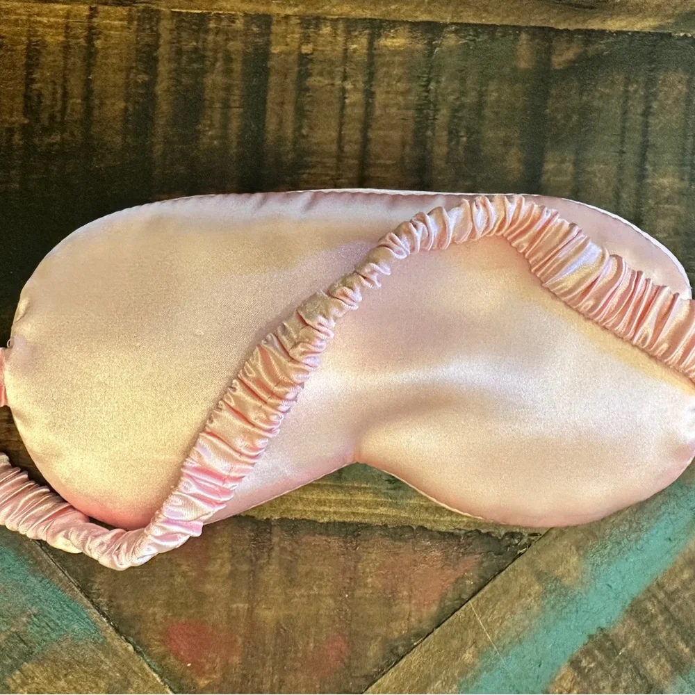 Kitty Pink Satin Sleep Eye Mask NWOB